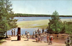 Headwaters Of The Mississippi River, Itasca State Park Scenic, MN Postcard Postcard