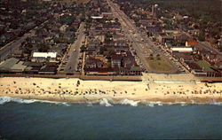 Aerial View Of Rehoboth Beach Delaware Postcard Postcard
