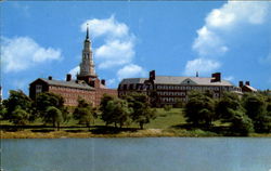 View Of Colby College Across Johnson Pond Postcard