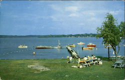 Long Lake Fox Lake, IL Postcard Postcard