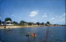 Beaches At Indiantown And Saybrook Manor Postcard