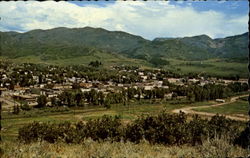 Panorama Of Steamboat Springs Postcard