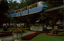 Monorail Hershey, PA Postcard Postcard