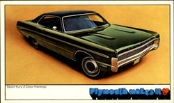 1970 Plymouth Sport Furry Cars Postcard Postcard