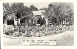 Boyce Rock Garden & Museum Phillipsburg, KS Postcard Postcard