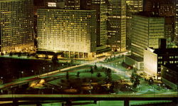 The Pittsburgh Hilton Hotel Postcard
