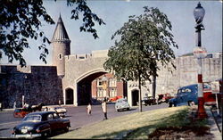 St. John's Gate Porte St-Jean, PQ Canada Quebec Postcard Postcard