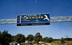 Welcome To Michigan Postcard