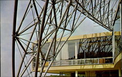 Detail Of Geodesic Dome Metals Park, OH Postcard Postcard