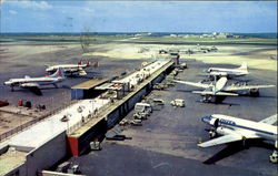 North Concourse Cleveland Hopkins Airport Postcard