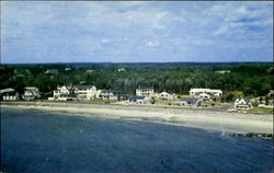 Aerial View Of The Sun Dial Hotel And Motel Kennebunk Beach, ME Postcard Postcard