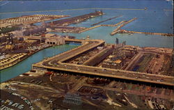 View Looking East Showing Outer Drive Postcard