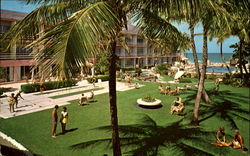 The Breathtaking Chateau Resort Motel, 191st to 193rd St.,  Collins Ave. Postcard