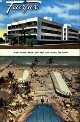 Fairfax Hotel, 1776 Collins Corner 18th St Miami Beach, FL Postcard Postcard