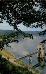 East Branch Clarion Dam, U. S. 219 Wilcox, PA Postcard Postcard