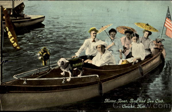 Motor Boat, Rod And Gun Club Omaha Nebraska