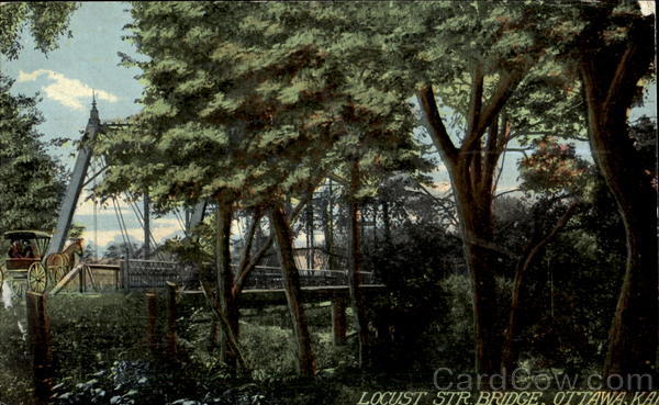 Locust Str Bridge Ottawa Kansas