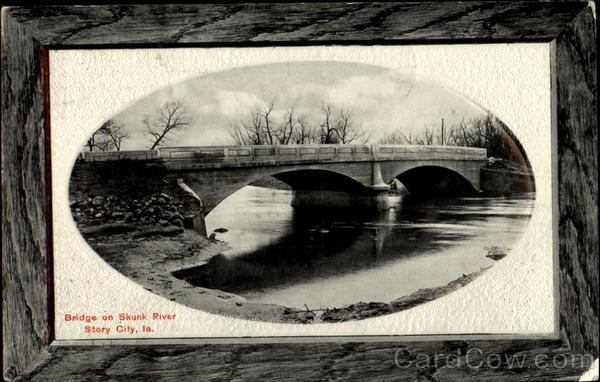 Bridge On Skunk River Story City Iowa