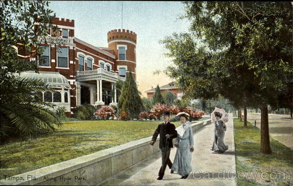 Along Hyde Park Tampa Florida