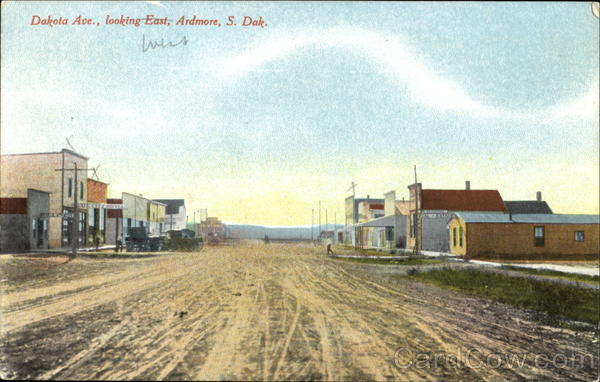 Dakota Ave. Looking East Ardmore South Dakota