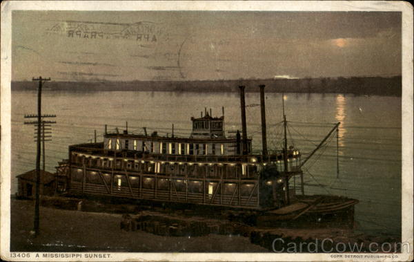 A Mississippi Sunset Scenic