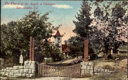 The Church Of The Angels, Garvanza Postcard