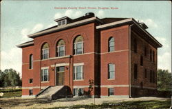 Converse County Court House Postcard