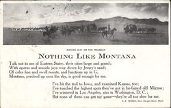 Nothing Like Montana Scenic, MT Postcard Postcard