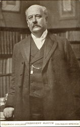 President Slocum, Colorado College Postcard