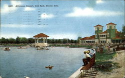 Afternoon Concert, City Park Postcard