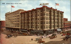 Albany Hotel Postcard