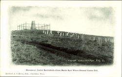 Monument Causer Battlefield Military Postcard Postcard