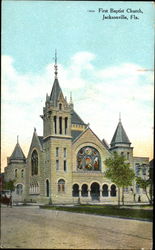 First Baptist Church Postcard