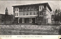 Hotel Pulaski Virginia Postcard Postcard