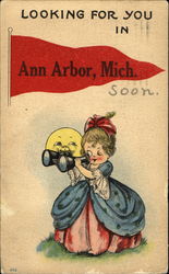 Looking For You In Ann Arbor Postcard