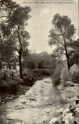 Pikes Peak From Near Colorado Springs Postcard