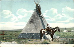 Arapahoe Sacred Tepee Lander, WY Postcard Postcard