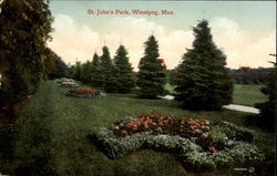 St. John's Park Winnipeg, MB Canada Manitoba Postcard Postcard