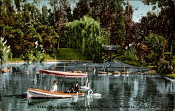 Motor Boating Postcard