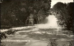 West Falls On Portneuf River McCammon, ID Postcard Postcard