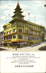 Sing Fat Co., Inc.,, Grant Ave Postcard