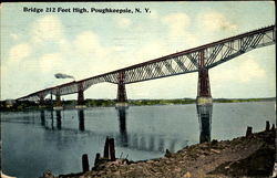Bridge 212 Feet High Poughkeepsie, NY Postcard Postcard