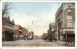 Central Avenue Looking East Postcard