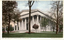 Main Building, Girard College Postcard