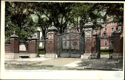 Van Wickle Gates, Brown University Providence, RI Postcard Postcard