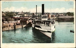 Steamer Ticonderoga Burlington, VT Postcard Postcard