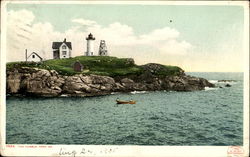 The Nubble York, ME Postcard Postcard