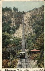 Cable Incline Up Lookout Mountain Tennessee Postcard Postcard