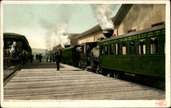 Base Station Mt. Washington Railway Postcard