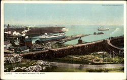 The Harbor Marquette, MI Postcard Postcard